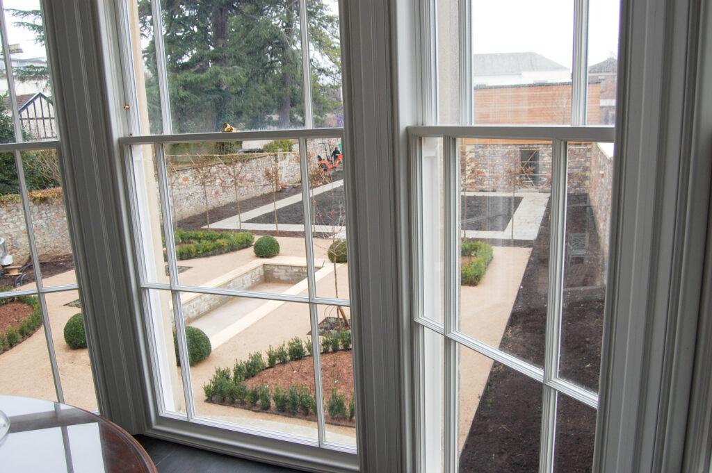 Replacement double glazed windows with margin lights in early Victorian townhouse